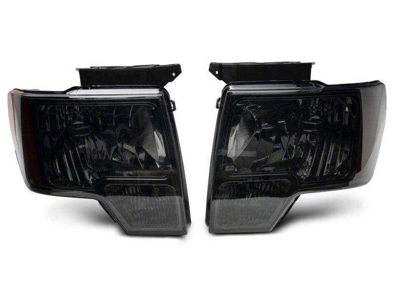 Raxiom 09-14 Ford F-150 Axial OEM Style Rep Headlights- Chrome Housing- SmokedLens T551344 T551344 Photo - Close Up