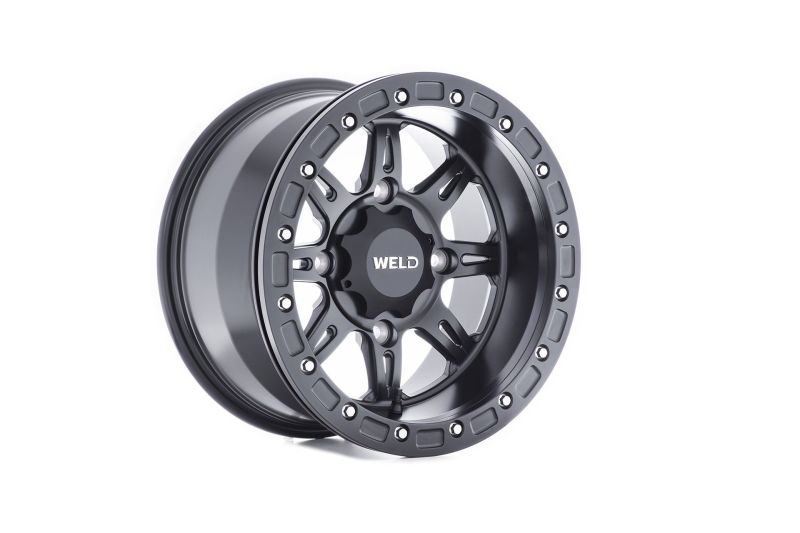 Weld UTV RF Series Cheyenne U510 15x10 Cheyenne Beadlock 4x136 5BS Satin BLK U510B0042500