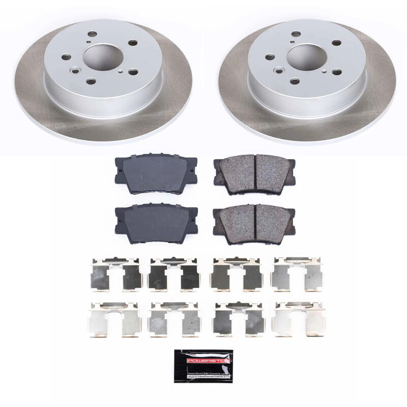 PowerStop Power Stop 18-24 Toyota Camry Rear Semi-Coated Rotor Kit SC7905 SC7905 Photo - Primary