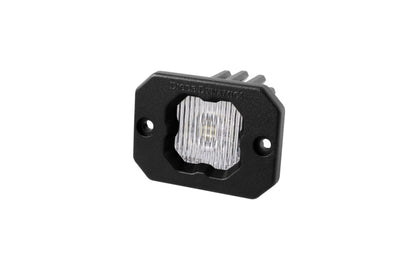 Diode Dynamics Stage Series C1 LED Pod - White SAE Fog Flush ABL Each DD6850S DD6850S Photo - Primary