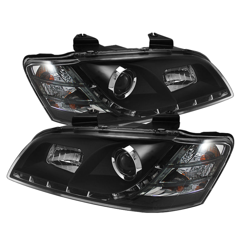 Spyder Pontiac G8 08-09 Projector Headlights DRL Black High H1 Low H7 PRO-YD-PG808-DRL-BK 5011626 5011626 Photo - Primary