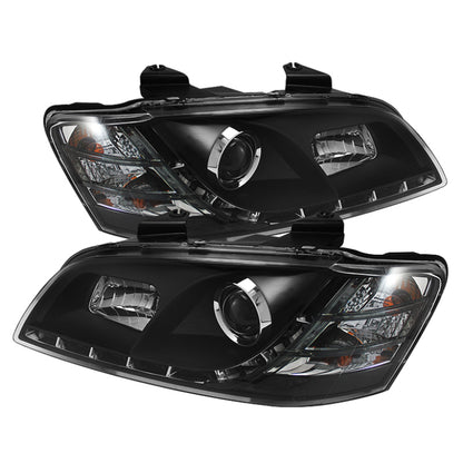 Spyder Pontiac G8 08-09 Projector Headlights DRL Black High H1 Low H7 PRO-YD-PG808-DRL-BK 5011626 5011626 Photo - Primary