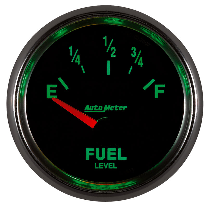 Autometer GS 52mm 0-90 ohms Short Sweep Electronic Fuel Level GM Gauge 3813 3813 User 4