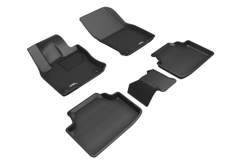 3D MAXpider 19-23 Volkswagen Taos Kagu Floor Mat- Black R1 R2 L1VW09701509 L1VW09701509 Photo - Primary