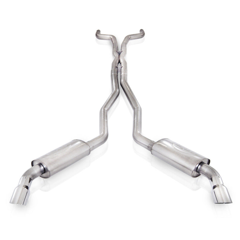 Stainless Works 2010-15 Camaro 6.2L 3in Exhaust X-Pipe S-Tube Turbo Mufflers Polished Tips CA10CB CA10CB Photo - Primary