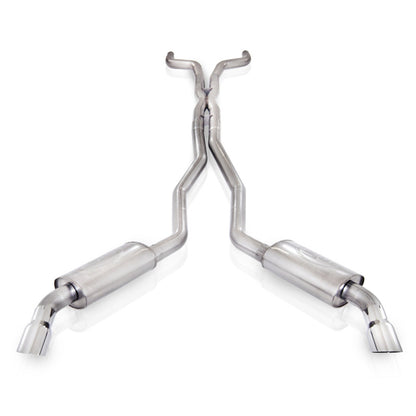 Stainless Works 2010-15 Camaro 6.2L 3in Exhaust X-Pipe S-Tube Turbo Mufflers Polished Tips CA10CB CA10CB Photo - Primary