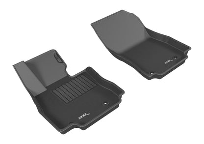 3D MAXpider 2016-2020 Toyota/Scion Yaris/Yaris Ia/Ia Kagu 1st Row Floormat - Black L1MZ04811509 L1MZ04811509 Photo - Primary