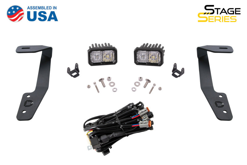 Diode Dynamics 18-21 Subaru Crosstrek Sport SS3 LED Ditch Light Kit - Yellow Combo DD6559 DD6559 User 8