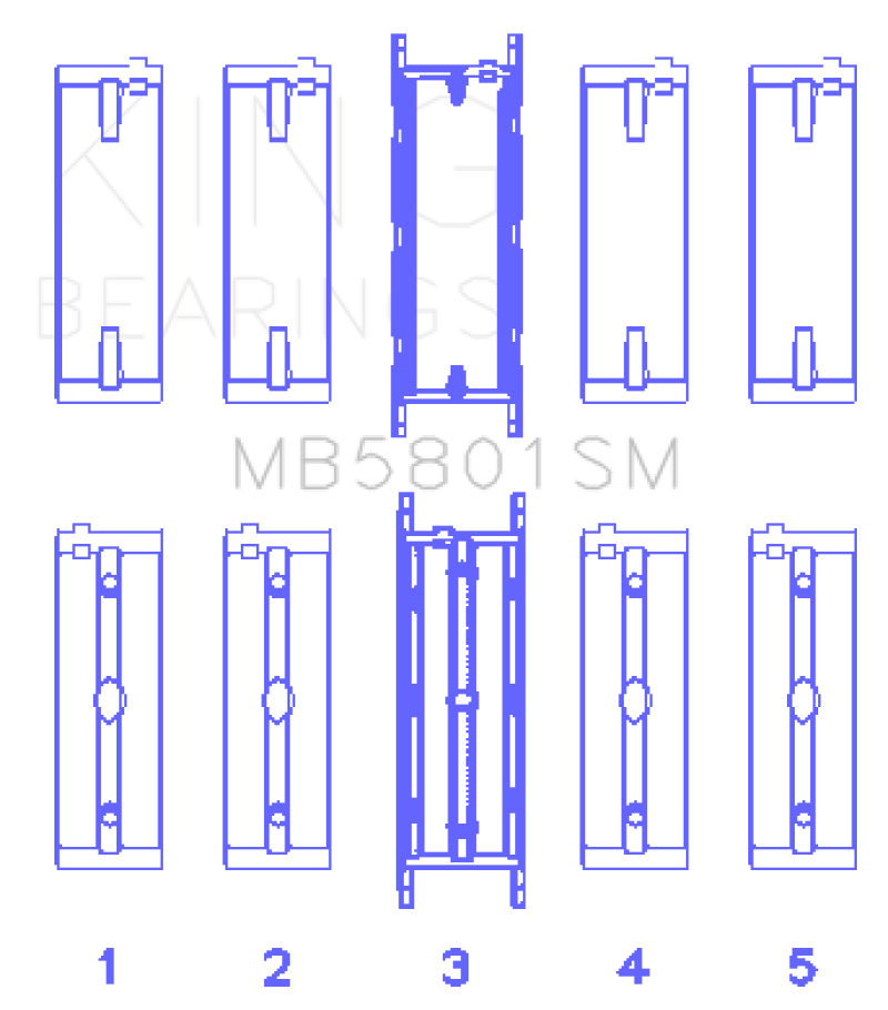 King Engine Bearings KING Main Bearings Engine Components Bearings main image