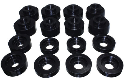 Energy Suspension 08-16 Ford F-250/F-350/F-450/F-550 Super Duty Crew Cab Black Body Mount Set 4.4124G 4.4124G Photo - Primary
