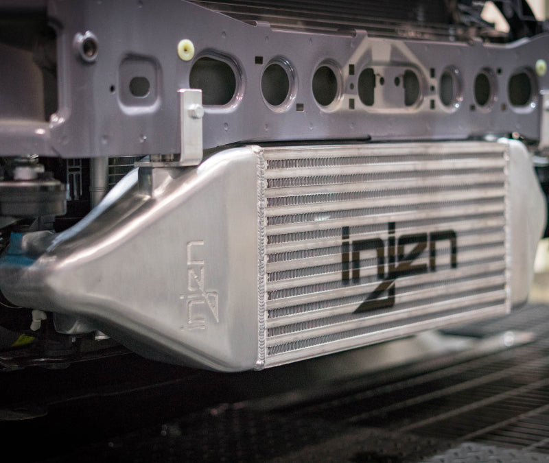 Injen 16-18 Ford Focus RS L4-2.3L Turbo Bar and Plate Front Mount Intercooler FM9003I FM9003I Photo - Mounted