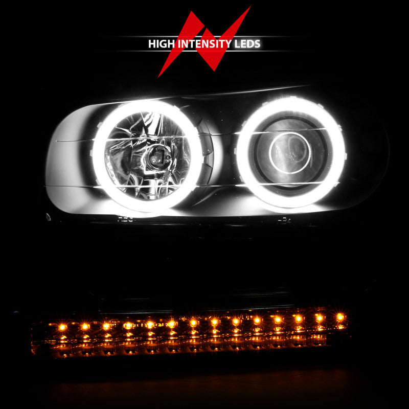 Anzo 2002-2009 Chevrolet Trailblazer Projector Headlights w/ Halo Black 111127 User 6