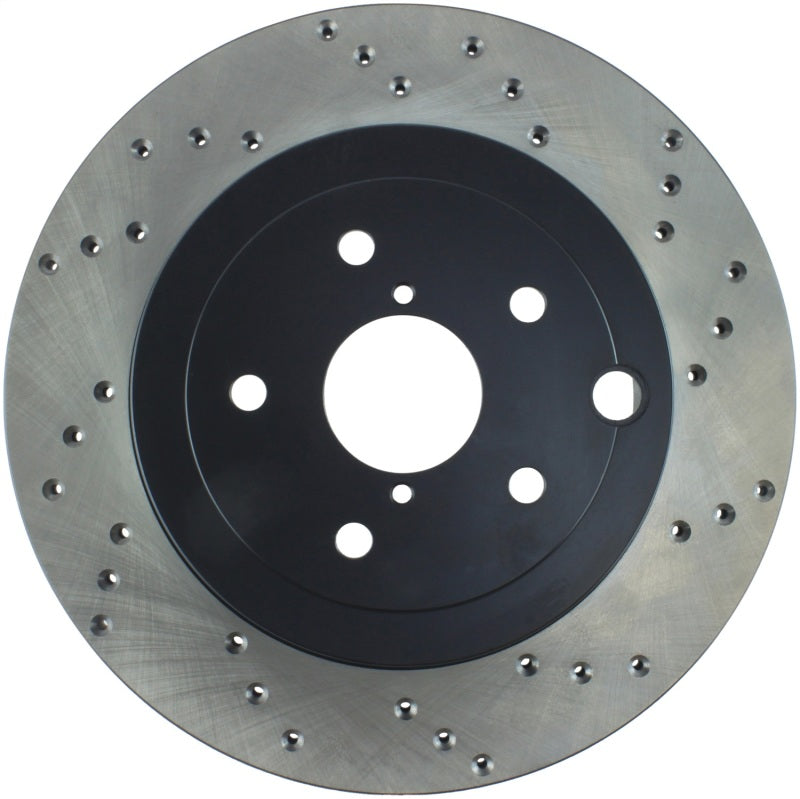 StopTech Sport Cross Drilled Brake Rotor; Rear Left 128.47030L Photo - Primary