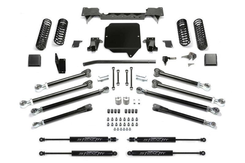 Fabtech 2020 Jeep Gladiator JT 4WD 5in Crawler System w/Stealth Shocks K4177M K4177M Photo - Primary