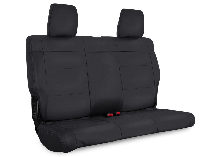 PRP Seats PRP 08-10 Jeep Wrangler JKU Rear Seat Cover/4 door - All Black B018-02 B018-02 Photo - Primary