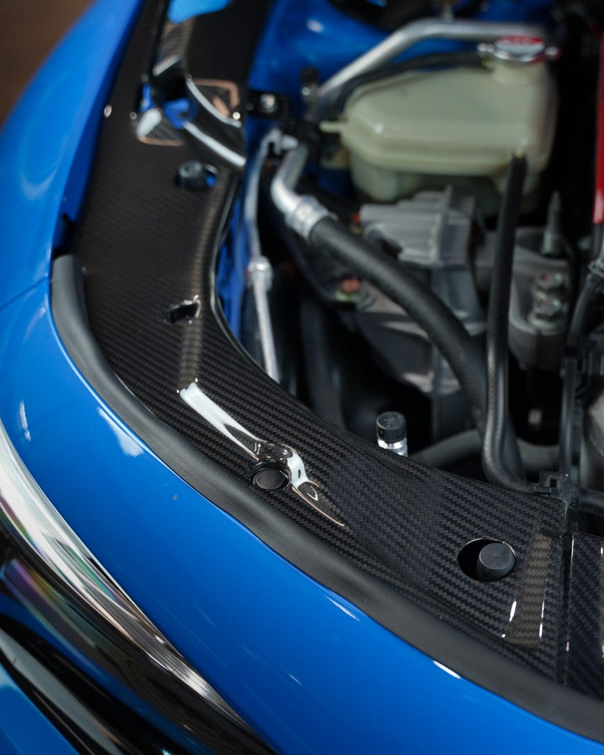 APR Carbon Fiber Honda FL5 Civic Type R Carbon Fiber Radiator Cooling Plat