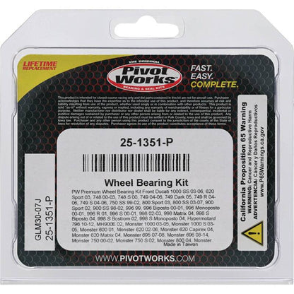 Pivot Works Pw Premium Wheel Bearing 25-1351-P 25-1351-P Photo - Primary