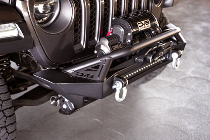 DV8 Offroad 07-23 Jeep Wrangler JK/JL & Gladiator JT FS-1 Series Stubby Front Bumper FBJL-11 FBJL-11 Photo - Unmounted