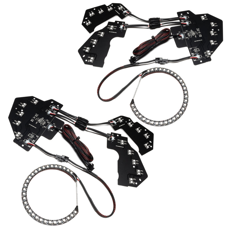 ORACLE Lighting Oracle 18-21 Ford Mustang Dynamic DRL Upgrade w/ Halo Kit & Sequential Turn Signal - ColorSHIFT 1446-332 1446-332 Photo - Primary