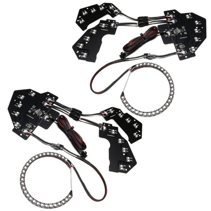 ORACLE Lighting Oracle 18-21 Ford Mustang Dynamic DRL Upgrade w/ Halo Kit & Sequential Turn Signal - ColorSHIFT 1446-332 1446-332 Photo - Primary