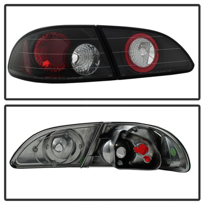 Spyder Toyota Corolla 98-02 Euro Style Tail Lights Black ALT-YD-TC98-BK 5007476 5007476 Photo - Unmounted