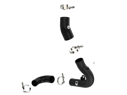 aFe Bladerunner 2.75in Aluminum Cold Charge Pipe Black VW GTI (MKVIII) 22-23 L4-2.0L (t) 46-20609-B 46-20609-B Photo - Unmounted