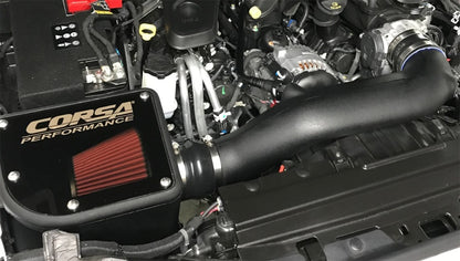 Corsa 18-19 Jeep Wrangler JL 3.6L V6 Closed Box Air Intake w/ DryTech 3D Dry Filter 47736D 47736D Photo - Mounted