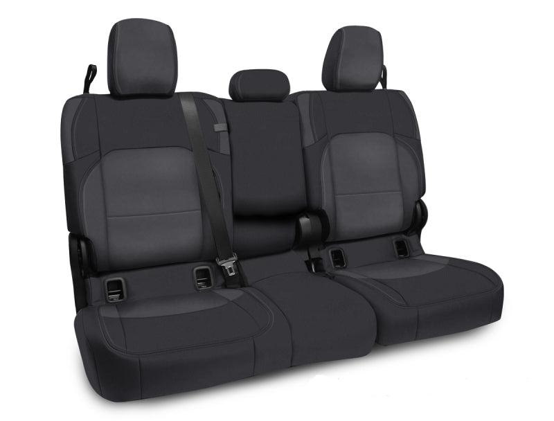PRP Seats PRP 2020+ Jeep Gladiator JT Rear Bench Cover with Leather Interior - Black/Grey B056-03 B056-03 Photo - Primary