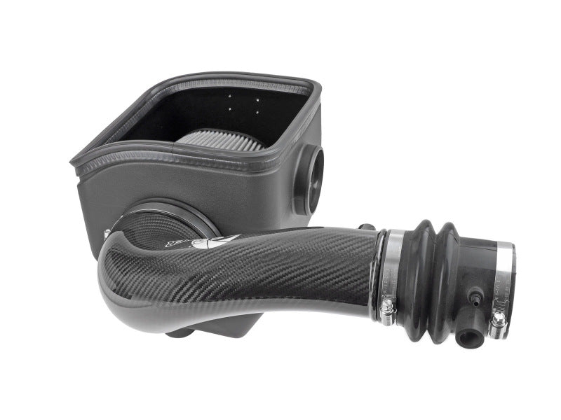 aFe 19-23 Nissan Patrol 4.8L L6 Track Series Carbon Fiber Intake System w/Pro DRY S Filter 57-10019D 57-10019D Photo - Unmounted