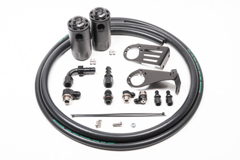 Radium Engineering Nissan S15 Silvia/200SX Dual Catch Can Kit Fluid Lock 20-0637-FL 20-0637-FL Photo - Primary