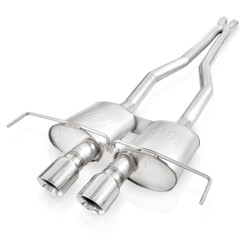 Stainless Works 2009-15 Cadillac CTS-V Coupe 3in Catback System X-Pipe Chambered Mufflers 4in Tips CTSV9CPCBHDR CTSV9CPCBHDR Photo - Primary