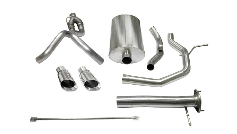 Corsa Performance 03-06 Chevrolet SSR 5.3L V8 Polished Sport Cat-Back Exhaust 14254 Photo - Primary