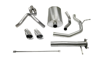 Corsa Performance 03-06 Chevrolet SSR 5.3L V8 Polished Sport Cat-Back Exhaust 14254 Photo - Primary