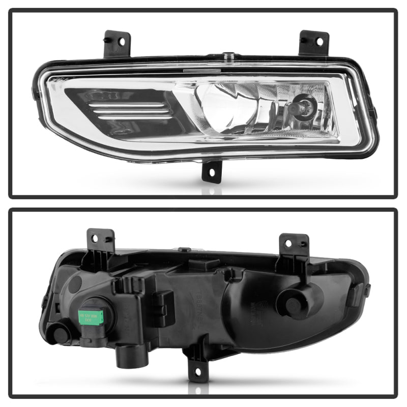Spyder Nissan Kicks 2018-2020 OEM Style Fog Lights W/OEM Fit Switch - Bulb-H8(Included) - Clear 5087072 5087072 User 1