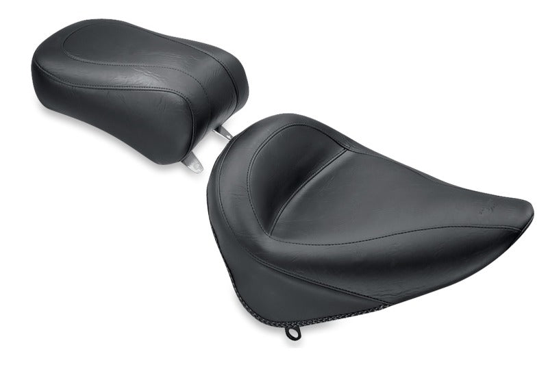 Mustang Motorcycle Mustang 84-06 Harley Standard Rear Tire Standard Touring Solo Seat - Black 75086 75086 Photo - Primary