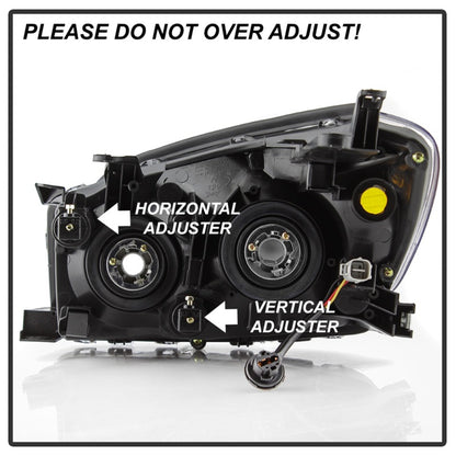 SPYDER xTune 06-08 Toyota RAV4 OEM Style Headlights - Black (HD-JH-TRAV06-AM-BK) 9042850 9042850 Photo - Unmounted