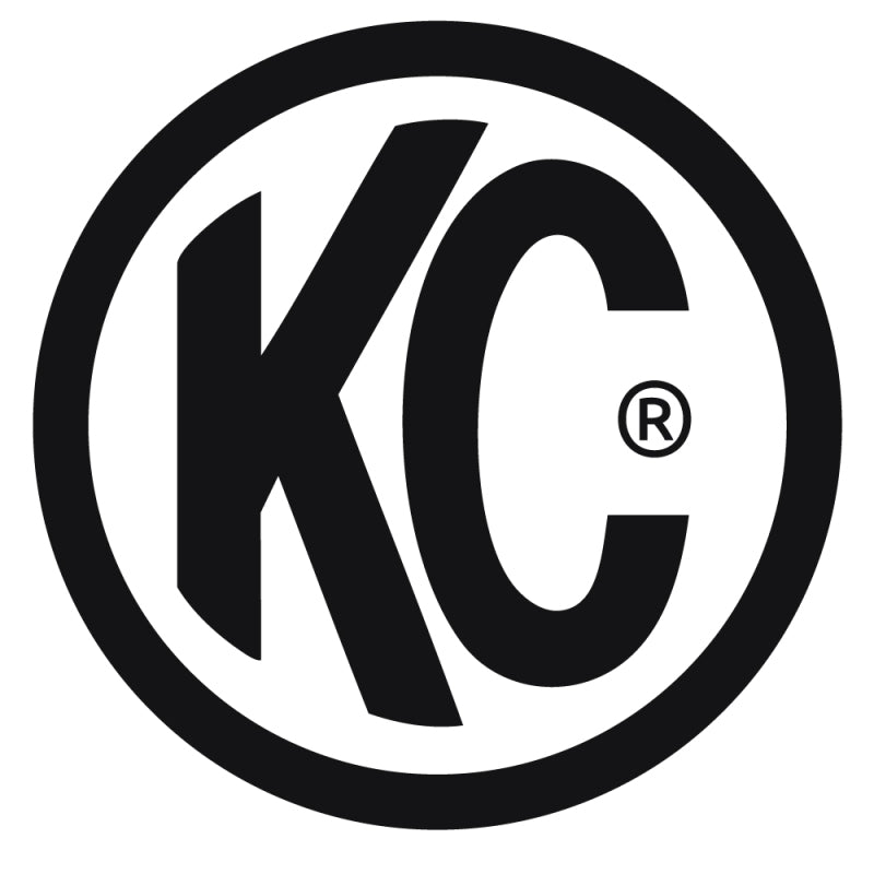 KC HiLiTES SlimLite 8in. LED Light Cover (Cover Only) - Black 5206 5206 Logo Image