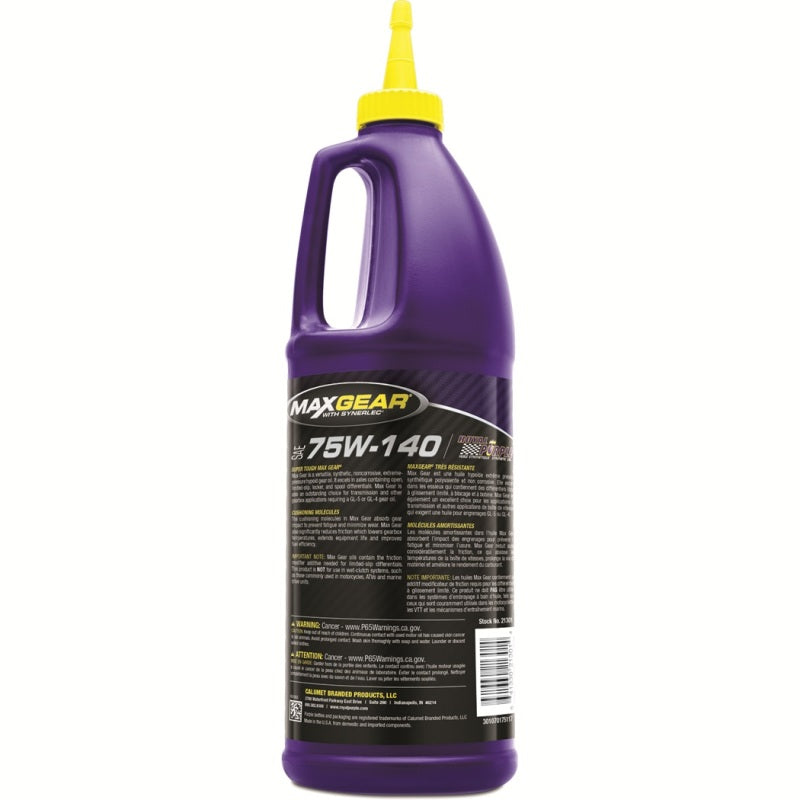 Royal Purple Max Gear Synthetic 75W-140 Gear Oil (Canada) - 1 Quart 26301 26301 User 1