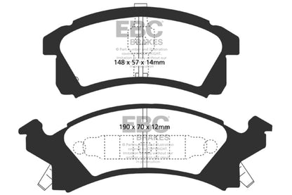 EBC Disc Brake Pad Set DP31174C Photo - Primary