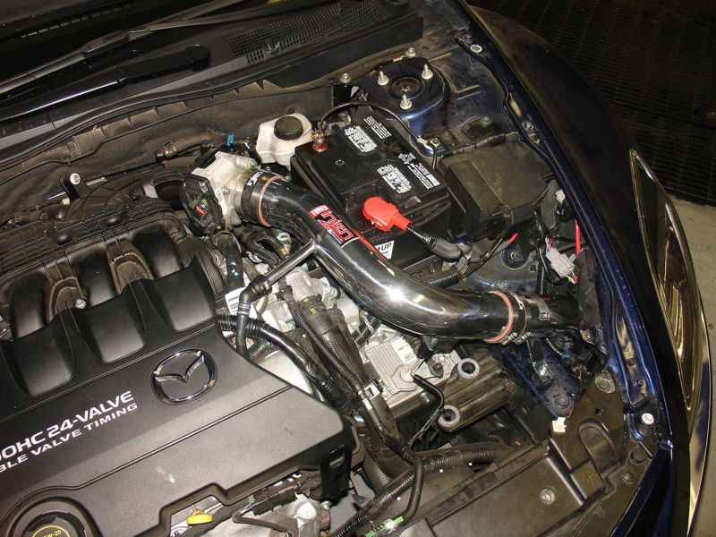Injen Black Tuned Cold Air Intake 09-10 Mazda 6 3.7L V6 SP6069BLK Photo - Mounted
