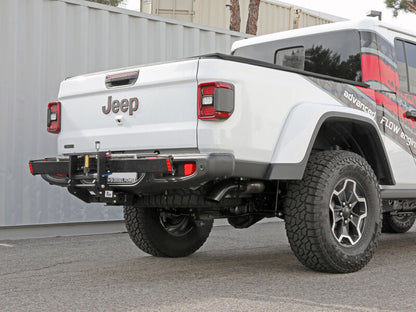 aFe 2021+ Jeep Gladiator V6-3.0L (td) Vulcan Series 3in 304SS HT DPF-Back Exhaust System - Black Tip 49-38094-B 49-38094-B Photo - Mounted