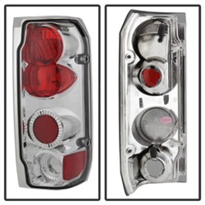 Spyder Ford F150 87-96/Ford Bronco 88-96 Euro Style Tail Lights Chrome ALT-YD-FF15089-C 5003317 5003317 Photo - Unmounted