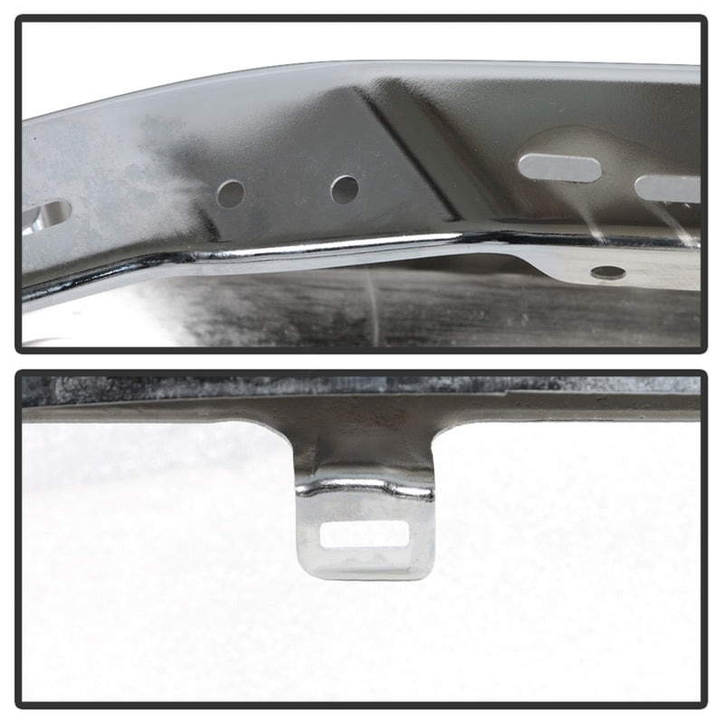 Spyder 18-20 Ford F150 XLT/Lariat w/ Fog Lights Hole Front Bumper - Chrome (FB-FF15018X-FOG-C) 9948435 9948435 Photo - Unmounted