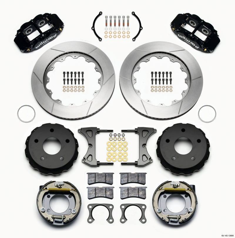 Wilwood FNSL4R Rear P-Brk Kit,14.00" Big Ford New 2.38" Off,Bronco 5 x 5.50 140-13666 Photo - Primary