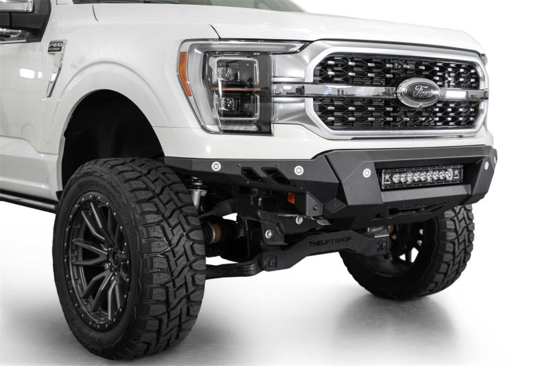 Addictive Desert Designs ADD 2021+ Ford F150 Black Label Front Bumper F190300010103 F190300010103 Photo - Mounted
