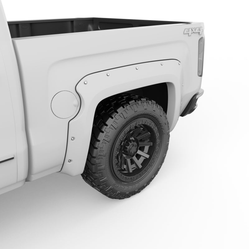 EGR 14+ Chev Silverado 5ft Bed Bolt-On Look Color Match Fender Flares - Set - Summit White 791674-GAZ 791674-GAZ User 2