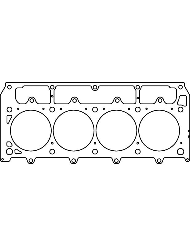 Cometic Gasket Cometic GM LSX Gen-4 Small Block V8 .060in MLX Cylinder Head Gasket - 4.200in Bore - RHS C5077-060 C5077-060 Photo - Primary