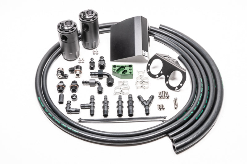 Radium Engineering Radium 02-21 Subaru EJ-Series Fluid Lock Turbo Dual Catch Can Kit 20-0608-FL 20-0608-FL Photo - Primary