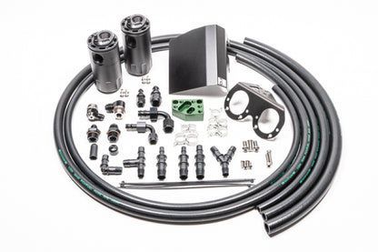 Radium Engineering Radium 02-21 Subaru EJ-Series Fluid Lock Turbo Dual Catch Can Kit 20-0608-FL 20-0608-FL Photo - Primary