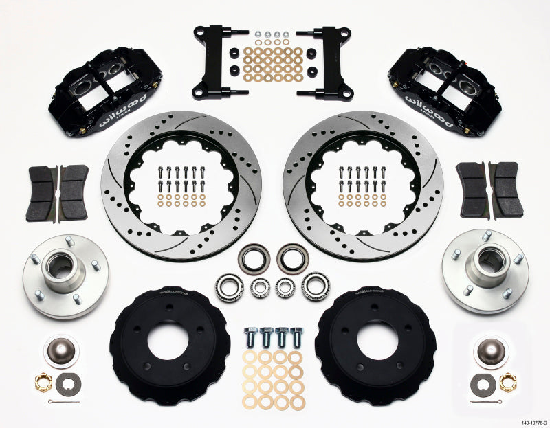 Wilwood FNSL6R Front Hub Kit, 14.00", Drilled, Chevy C-10 60-87 CPP Drop Spind 140-10776-D Photo - Primary